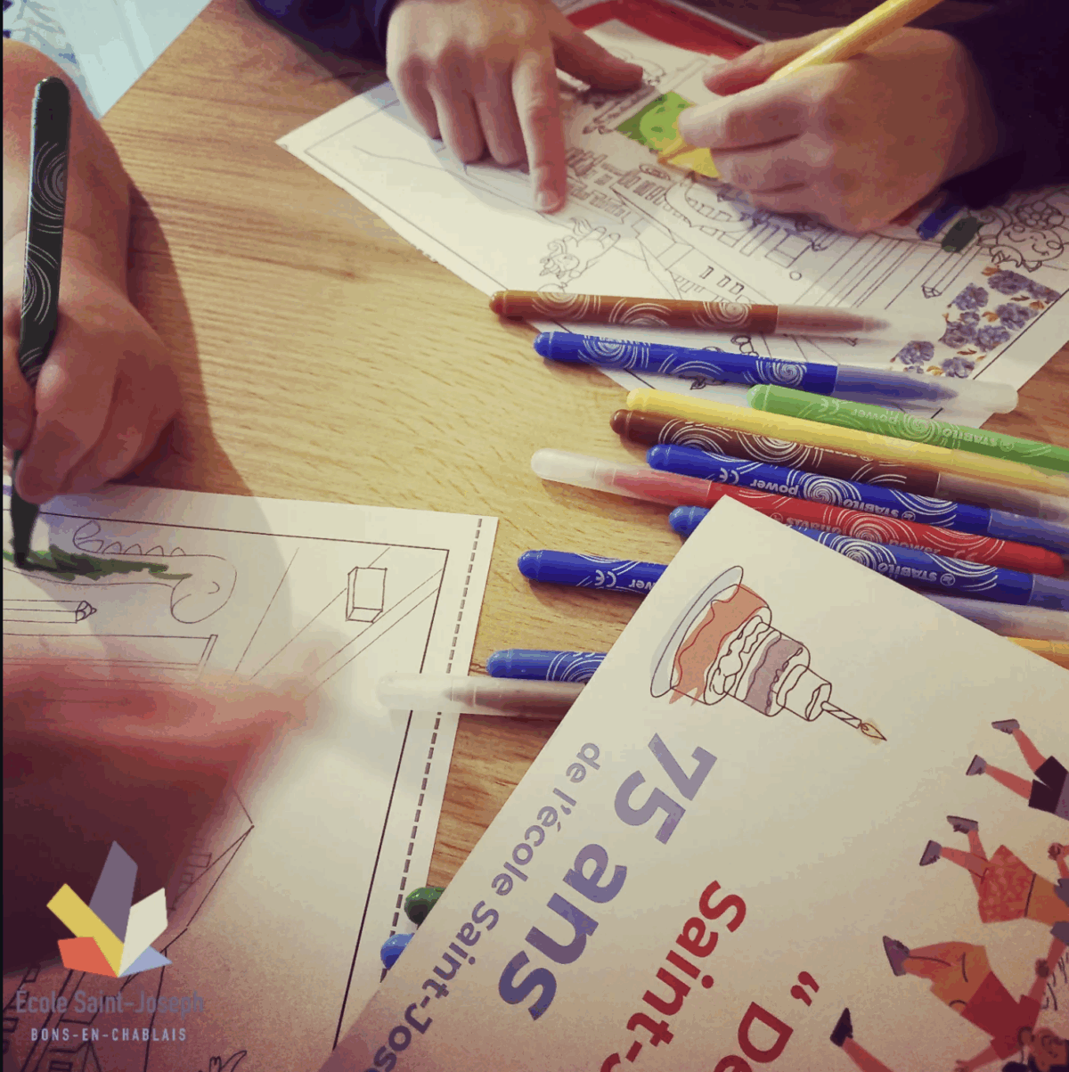 Vente de carnets de coloriages