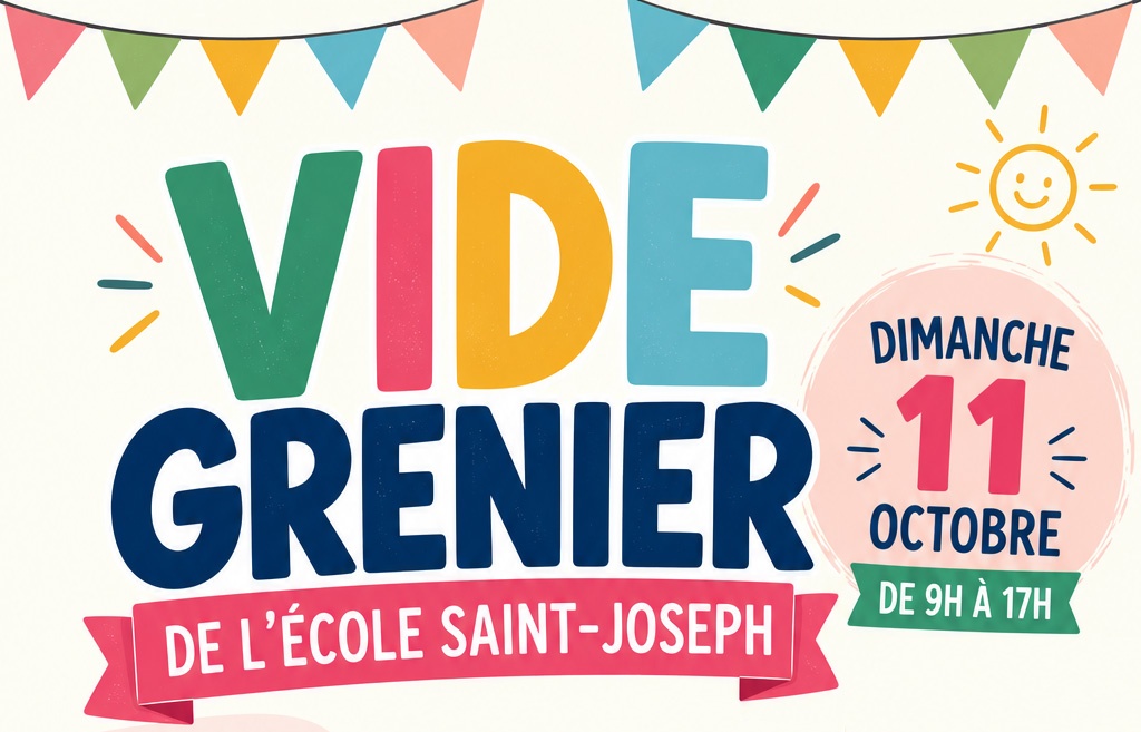 Vide grenier – Dimanche 11 octobre